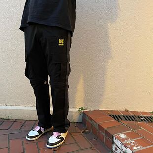 长裤 Needles 蝴蝶休闲直筒工装 Rocky同款 track潮牌AWGE联名ASAP