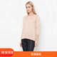 潮牌亮丝低圆领中袖 九分袖 羊毛衫 2022年春季 薄款 法式 套头针织衫