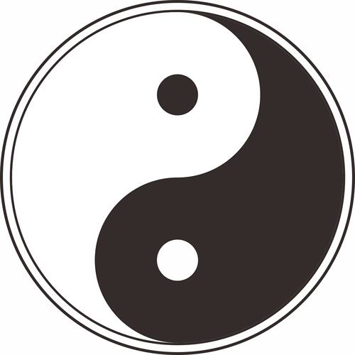 阴阳太极图PVC地贴防滑防水耐磨