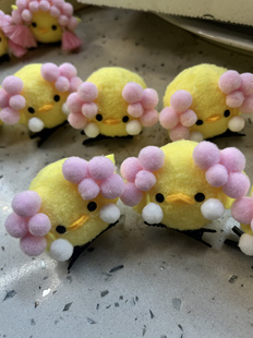 小黄鸡发夹 霍秀秀发夹 霍秀秀cos饰品对夹 盗墓笔记周边小鸡公仔