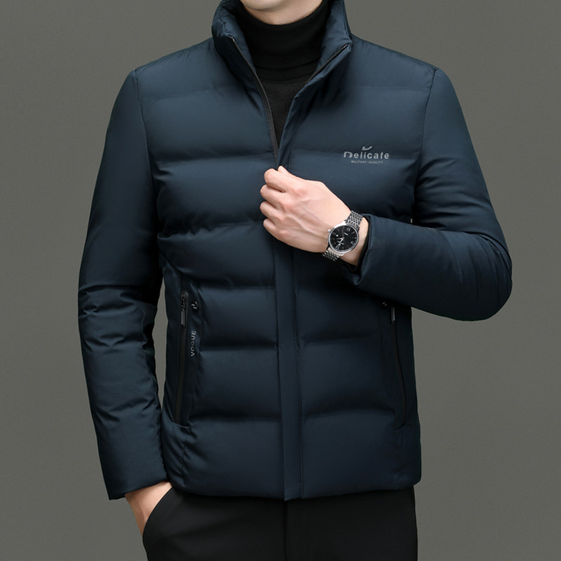 保罗男加厚冬季棉衣棉服牛奶丝面料休闲保暖棉衣棉服立领棉衣外套