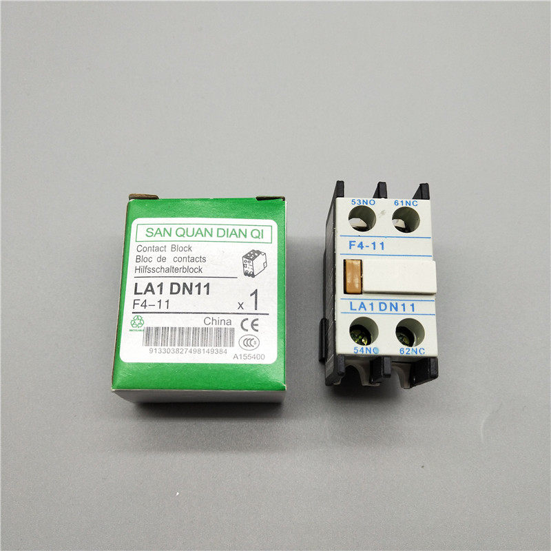 交流接触器cjx2辅助触头f4-11 20 02 la1-dn11一开一闭辅助触头组