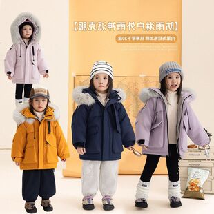 双胞胎衣服女童姐妹装超好看冲锋衣2025新款儿童洋气杜邦三防外套