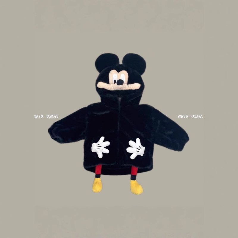儿童米老鼠外套网红超好看毛毛衣