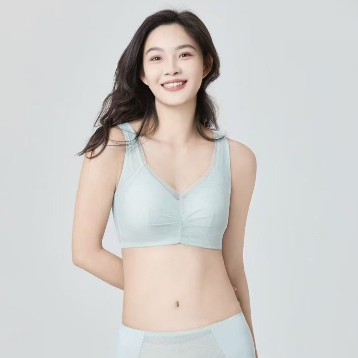 美佳美侬无钢圈显小收副乳文胸