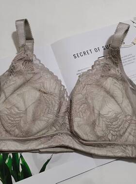 绯格贝缇薄款8590D杯大胸防下垂文胸G4520收副乳调整型内衣女