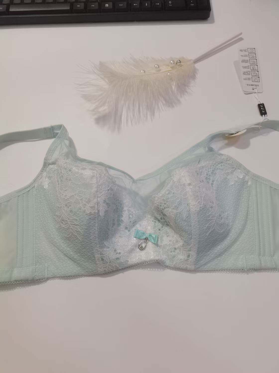 怡倩内衣女有钢圈薄款C杯调整型上托聚拢收副乳性感蕾丝文胸