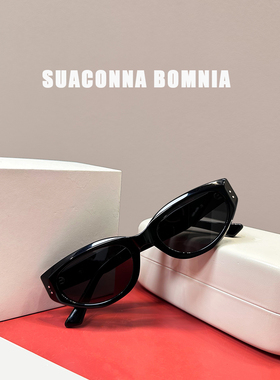 鼎版~遮阳简约猫眼太阳眼镜男女通用2026爆款复古黑色潮流墨镜