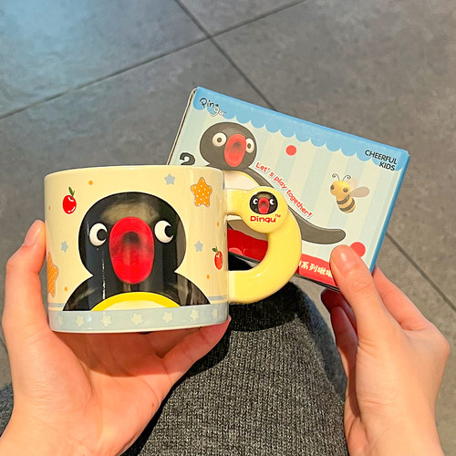【送礼推荐】pingu陶瓷马克杯子