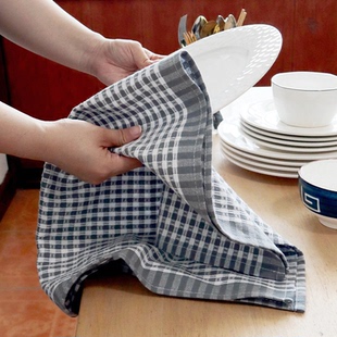 简约多功能茶巾家用餐桌垫防尘布擦拭酒杯 Kitchen towels加强款