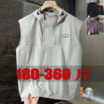 360斤连帽拉链背心特大码胖子加肥加大上衣坎肩速干无袖两件套