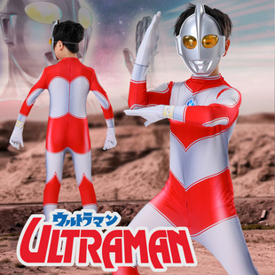 儿童奥特曼服装泰罗男孩紧身衣杰克COS服饰连体衣套装蜘蛛侠衣服