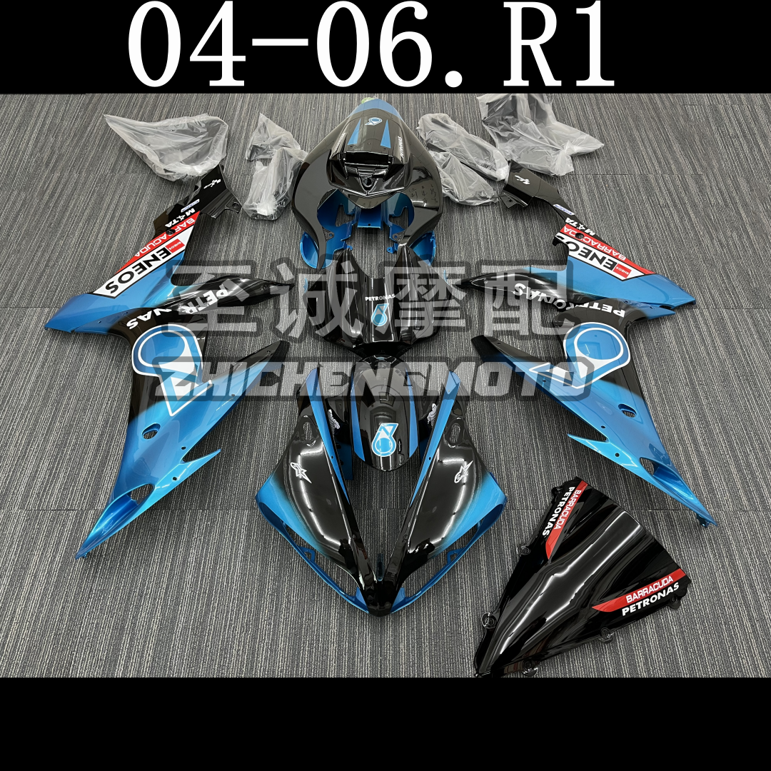 适用雅马哈YZF1000 R1 04-05-06年全车外壳 护板 FAIRING 车壳