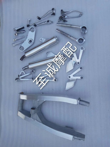 本田NSR250 P3 P4 原装拆车配件 排气脚踏前后减震车架后平叉支架