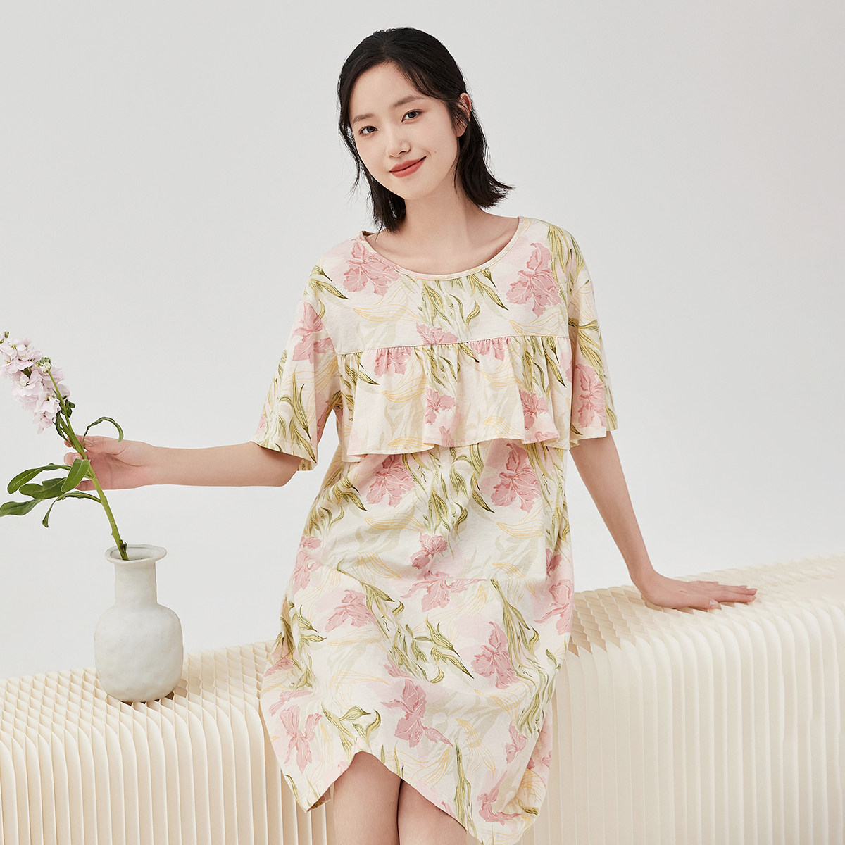顶瓜瓜彩棉全棉印花春夏图片