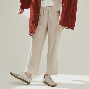 顶瓜瓜顶呱呱睡裤女长裤加厚加绒珊瑚绒秋冬季家居裤宽松可外穿