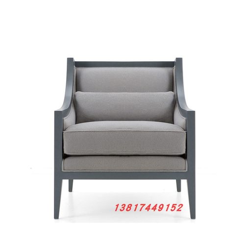 实木客房餐厅沙发简约现代