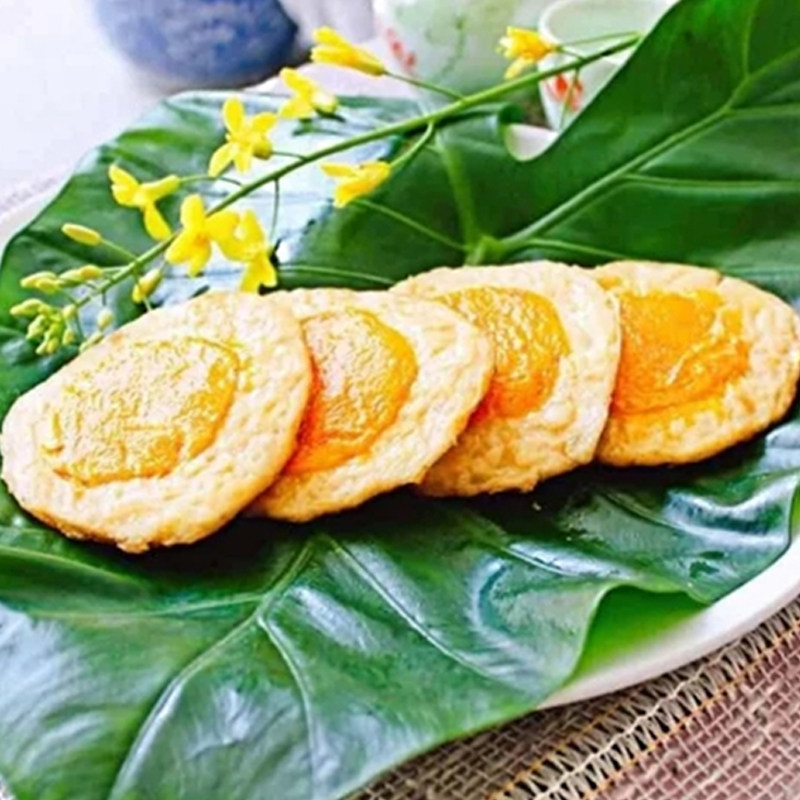 仿荤素鸡蛋素荷包蛋太阳果200克4个大豆蛋白制品素食食品斋菜三好