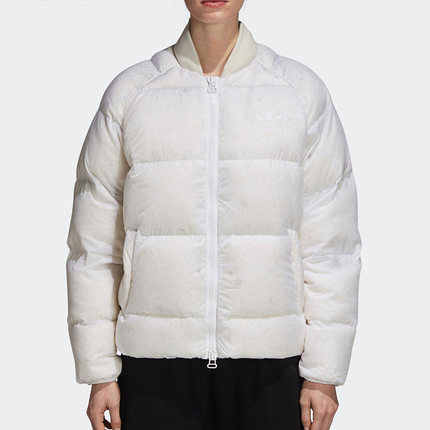 Adidas/阿迪达斯正品三叶草女子冬运动休闲舒适保暖羽绒服 BS4412