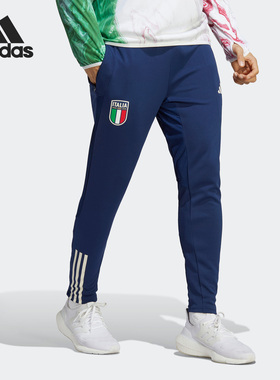 Adidas/阿迪达斯正品新款男子意大利队足球运动长裤HS9859