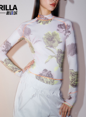 Adidas/阿迪达斯正品Stella Mc LS女士印花紧身运动长袖T恤IN3634