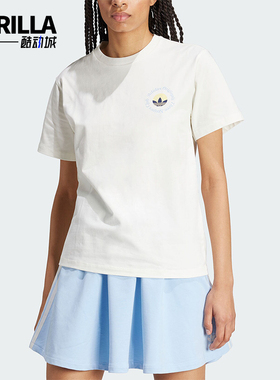 Adidas/阿迪达斯正品三叶草GRAPHIC TEE 女士运动短袖IR7473