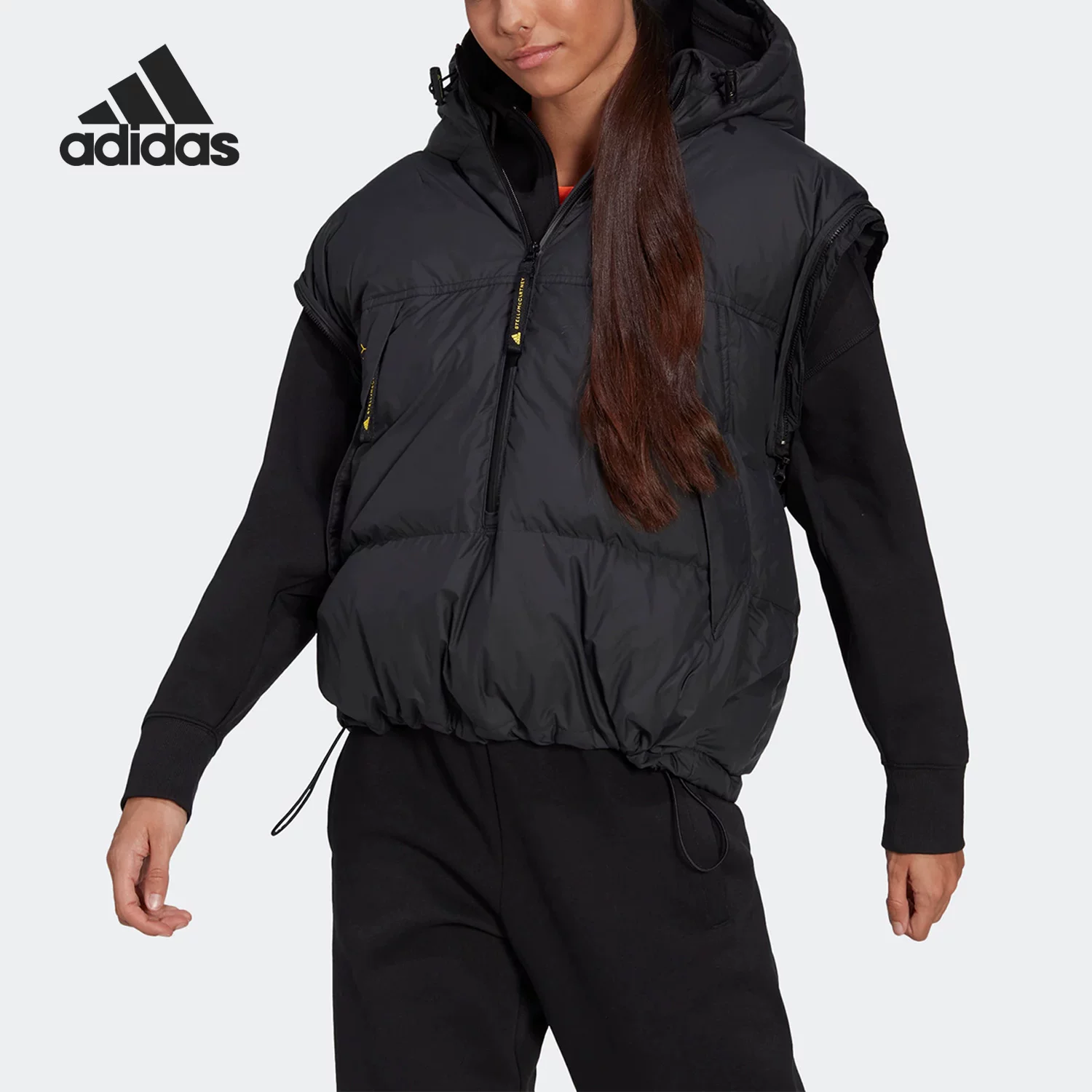 Женская спортивная одежда из гигоновой хлопка Adidas HG6889【Новый азиатский код】