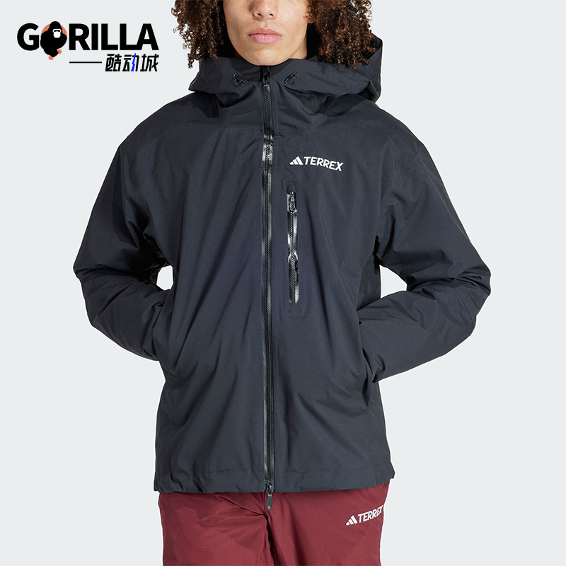 阿迪达斯男士三合一夹棉滑雪服