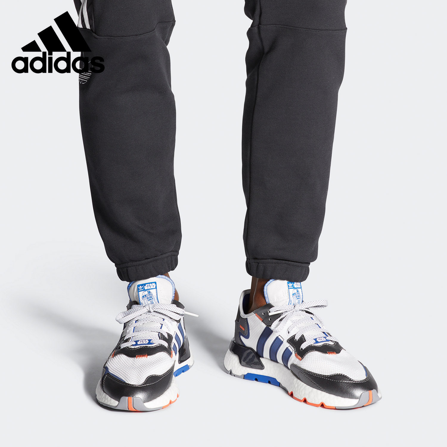 Adidas/阿迪达斯正品三叶草STAR WARS NITE JOGGER男运动鞋FV8040