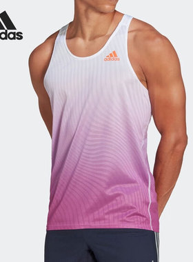 Adidas/阿迪达斯正品男子舒适休闲运动无袖背心T恤 HK9512