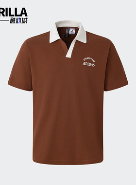 Adidas/阿迪达斯正品M VERBIAGE男士针织短袖POLO衫JD0332