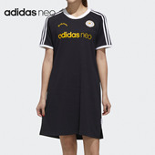 运动裙子 Adidas 夏蛋黄哥联名女装 neo新款 GL7227 阿迪达斯正品