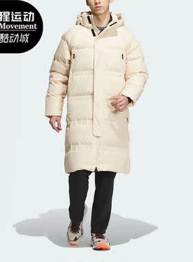 Adidas/阿迪达斯正品新款男子户外运动保暖连帽羽绒服IL8970