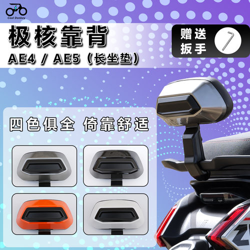 适用极核AE4MAX2/AE5i/ipro长坐垫后靠背铝合金直上加厚靠垫新款