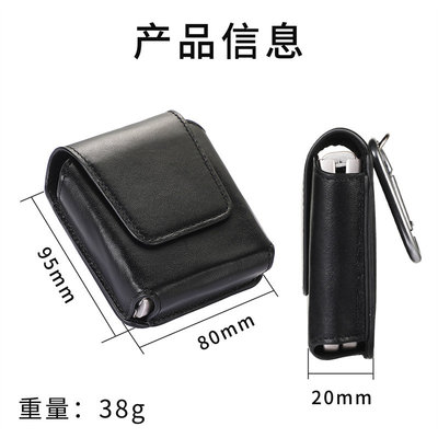 纯皮华为Novaflip折叠flipS壳适用荣耀MagicVflip穿皮带挂腰皮夹f