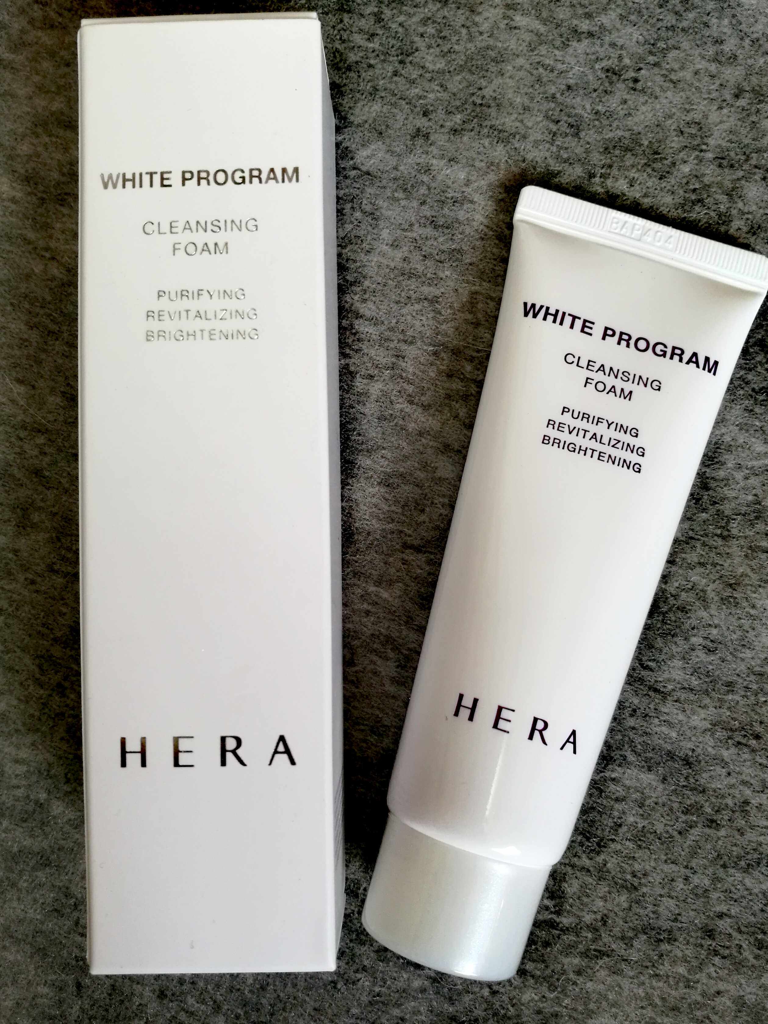 韩国正品赫拉/hera美白洁面泡沫洗面奶50ml中样 细腻保湿清洁毛孔