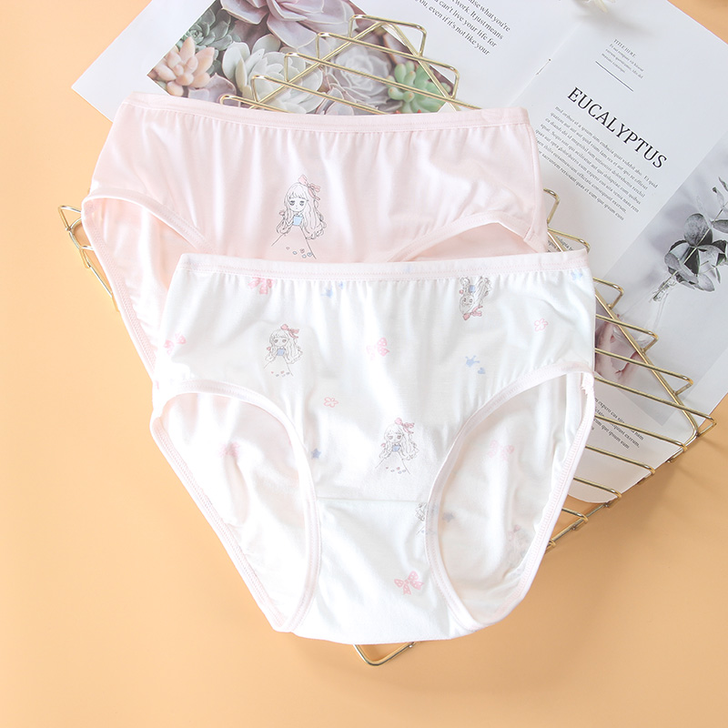 女童宝宝高腰莫代尔三角裤不夹裆