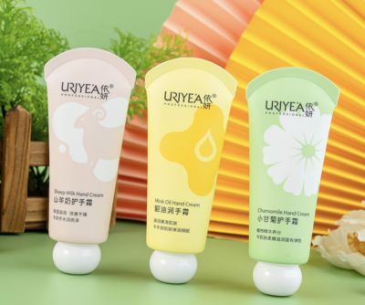 护手霜小甘菊貂油山羊奶保湿滋润不油腻补水秋冬防干便携装