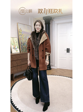 （一条过冬）火桐hooton 2000s  超厚加绒莱赛尔牛仔直筒裤9232