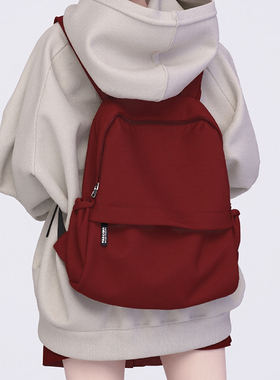 YONAIGA+原创韩ins简约风小书包百搭学生迷你双肩包女休闲男背包