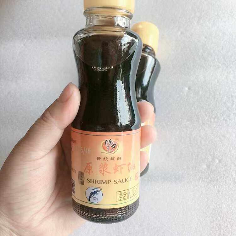唐山乐亭特产金乐渔除夕情怀卤虾油鲜海虾传统大缸发酵原浆虾油酱