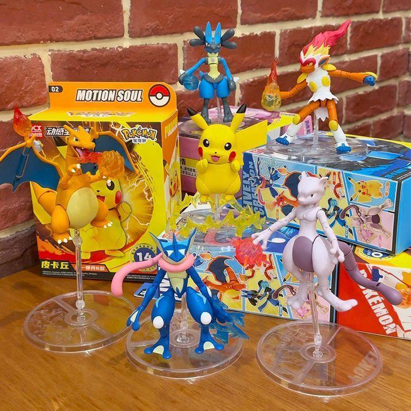 正版动感宝可梦男孩玩具礼物手办甲贺忍蛙烈焰猴可动变形摆件模型,玩具/童车/益智/积木/模型,其他人偶玩具,淘宝优惠券,粉丝福利购,淘宝优惠卷