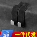 汽车挂钩翻毛皮革车载座椅挂钩头车内后排头枕收纳置物金属小挂钩