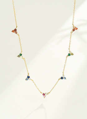 PDPAOLA纯银女网红项链生日礼物