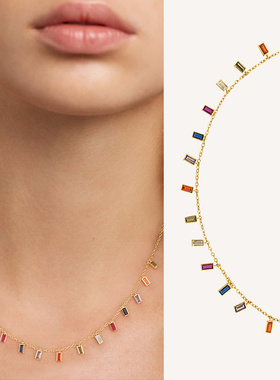 s925纯银项链女轻奢小众设计