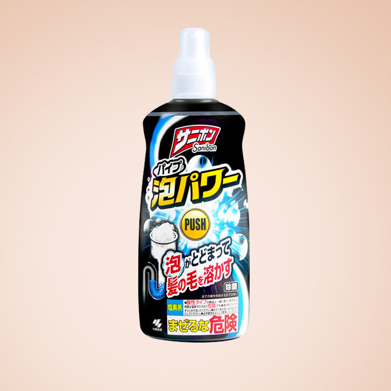 严选日本小林管道疏通剂厕所马桶厨房排水管泡沫清洁剂400ml