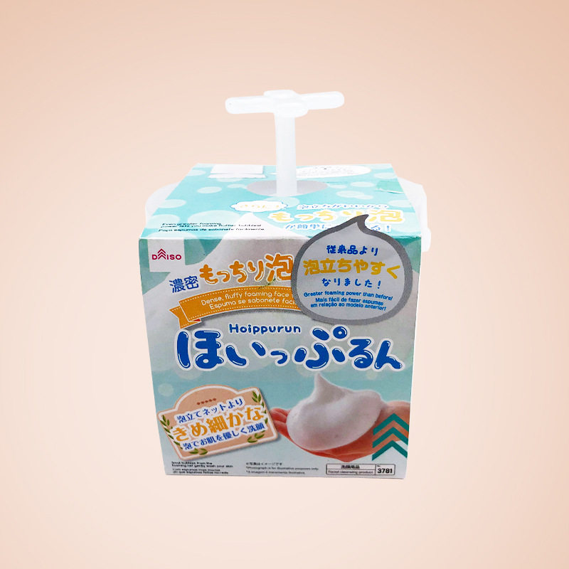严选日本大创起泡瓶打泡杯DAISO手动起泡杯沐浴露起泡器洗面奶打