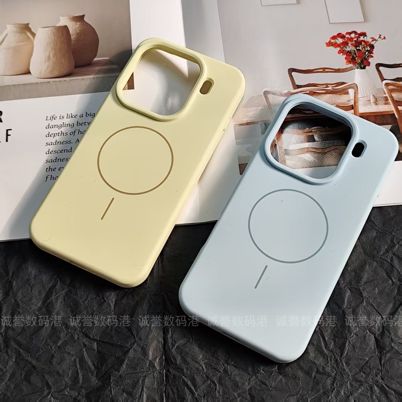 OPPO磁吸液态硅胶防摔手机壳