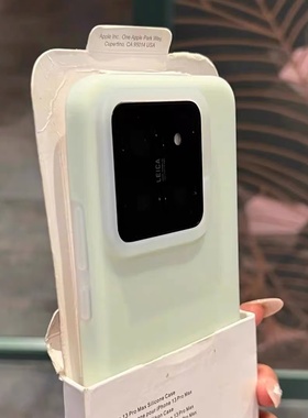 小米17max夏天曼波绿色ins果冻液态硅胶壳K80适用15/14ultra手机壳NOTE1适用红米K70至尊版PRO+全包耐脏civi4