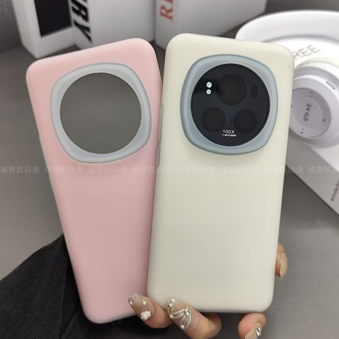 古董白适用荣耀magic6pro果冻手机壳液态硅胶魔术8新款保护